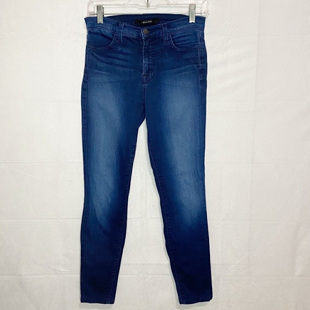 J. BRAND Sz 26x26 Maria High Rise Skinny Leg Jeans Medium Wash Stretch